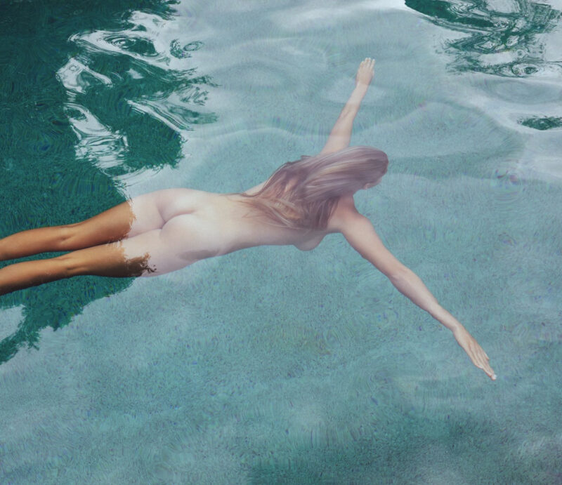 Megan Moore swimming naked
