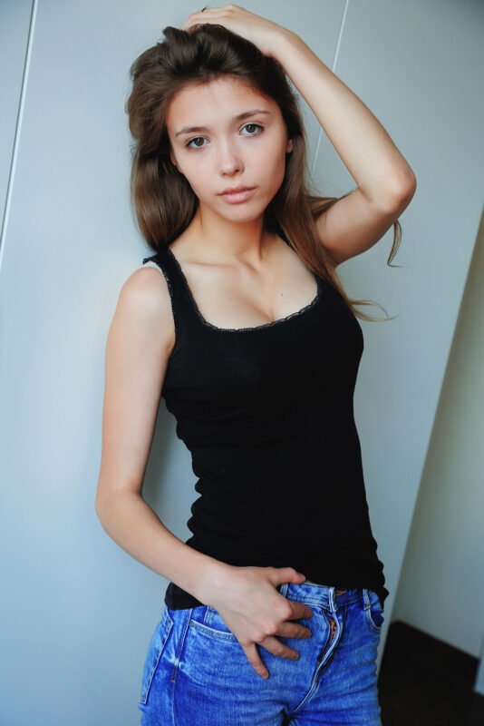 Cute Ukrainian model Mila Azul